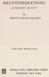 Cover of Reconsiderations