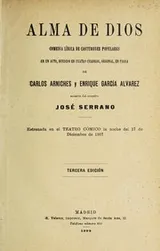 Cover of Alma de dios