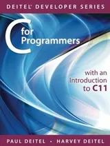 Cover of C for Programmers with an Introduction to C11