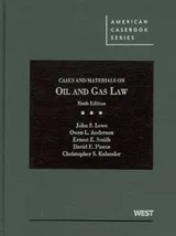 Cover of Cases and Materials on Oil and Gas Law