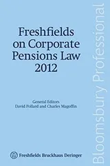 Cover of Freshfields on Corporate Pensions Law 2012