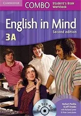 Cover of English in Mind Level 3A Combo with DVD-ROM