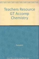 Cover of Teachers Resource GT Accomp Chemistry