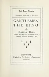 Cover of Gentlemen, the King!
