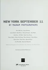 Cover of New York September 11