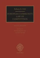 Cover of Bellamy & Child : European Community Law of Competition