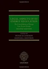 Cover of Legal Aspects of EU Energy Regulation
