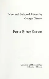Cover of For a bitter season