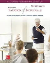 Cover of Loose Leaf for McGraw-Hill's Taxation of Individuals 2019 Edition