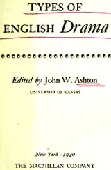 Cover of Types of English drama