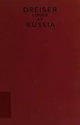 Cover of Dreiser looks at Russia