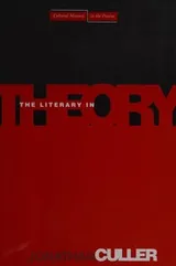 Cover of The literary in theory