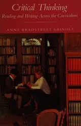 Cover of Critical thinking