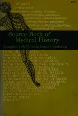 Cover of Source book of medical history