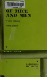 Cover of Of Mice and Men [play]