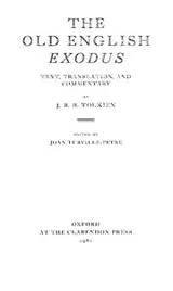 Cover of The Old English Exodus