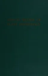 Cover of Annual review of plant physiology
