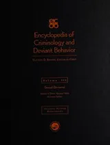 Cover of Encyclopedia of criminology and deviant behavior