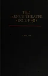 Cover of The French theater since 1930