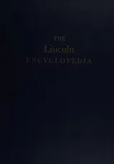 Cover of The Lincoln encyclopedia