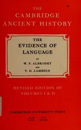 Cover of The evidence of language