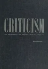 Cover of Criticism
