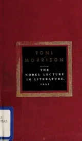 Cover of Lecture and speech of acceptance, upon the award of the Nobel prize for literature, delivered in Stockholm on the seventh of December, nineteen hundred and ninety-three