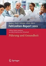 Cover of Fehlzeiten-Report 2011