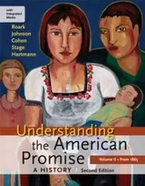 Cover of Understanding the American Promise : A History, Volume II : From 1865