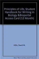 Cover of Principles of Life, Student Handbook for Writing in Biology &BioPortal Access Card