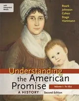 Cover of Understanding the American Promise : A History, Volume I : To 1877