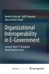 Cover of Organizational Interoperability in E-Government