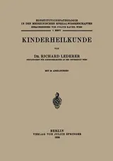 Cover of Kinderheilkunde
