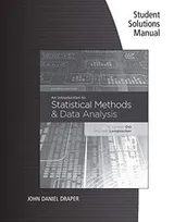 Cover of Student Solutions Manual for Ott/Longnecker's An Introduction to Statistical Methods and Data Analysis, 7th