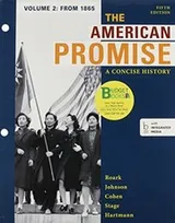 Cover of Loose-leaf Version of The American Promise