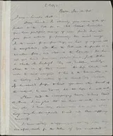 Cover of [Copy of letter to] James & Lucretia Mott: --Dear Friends