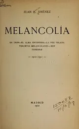 Cover of Melancolía