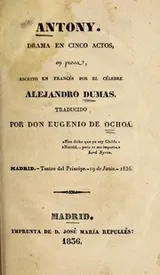 Cover of Antony