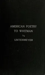 Cover of American poetry from the beginning to Whitman