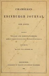 Cover of Chambers' Edinburgh journal