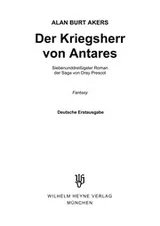 Cover of Der Kriegsherr von Antares