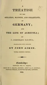 Cover of A treatise on the situation, manners, and inhabitants of Germany