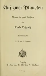 Cover of Auf zwei Planeten