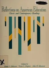 Cover of Reflections on American education