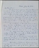 Cover of [Letter to] My Dear Friend