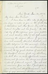 Cover of [Letter to] My dear Mrs. Vincent