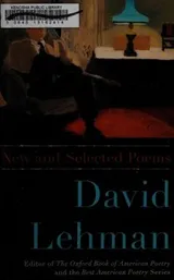 Cover of New and selected poems