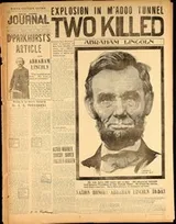 Cover of New York evening journal