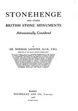 Cover of Stonehenge and other British stone monuments astronomically considered