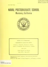 Cover of Design of an operational management by objectives manual